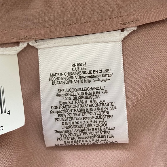 BCBGMaxAzria Amber Cascade Dress in Antique Blush - Picture 10 of 11